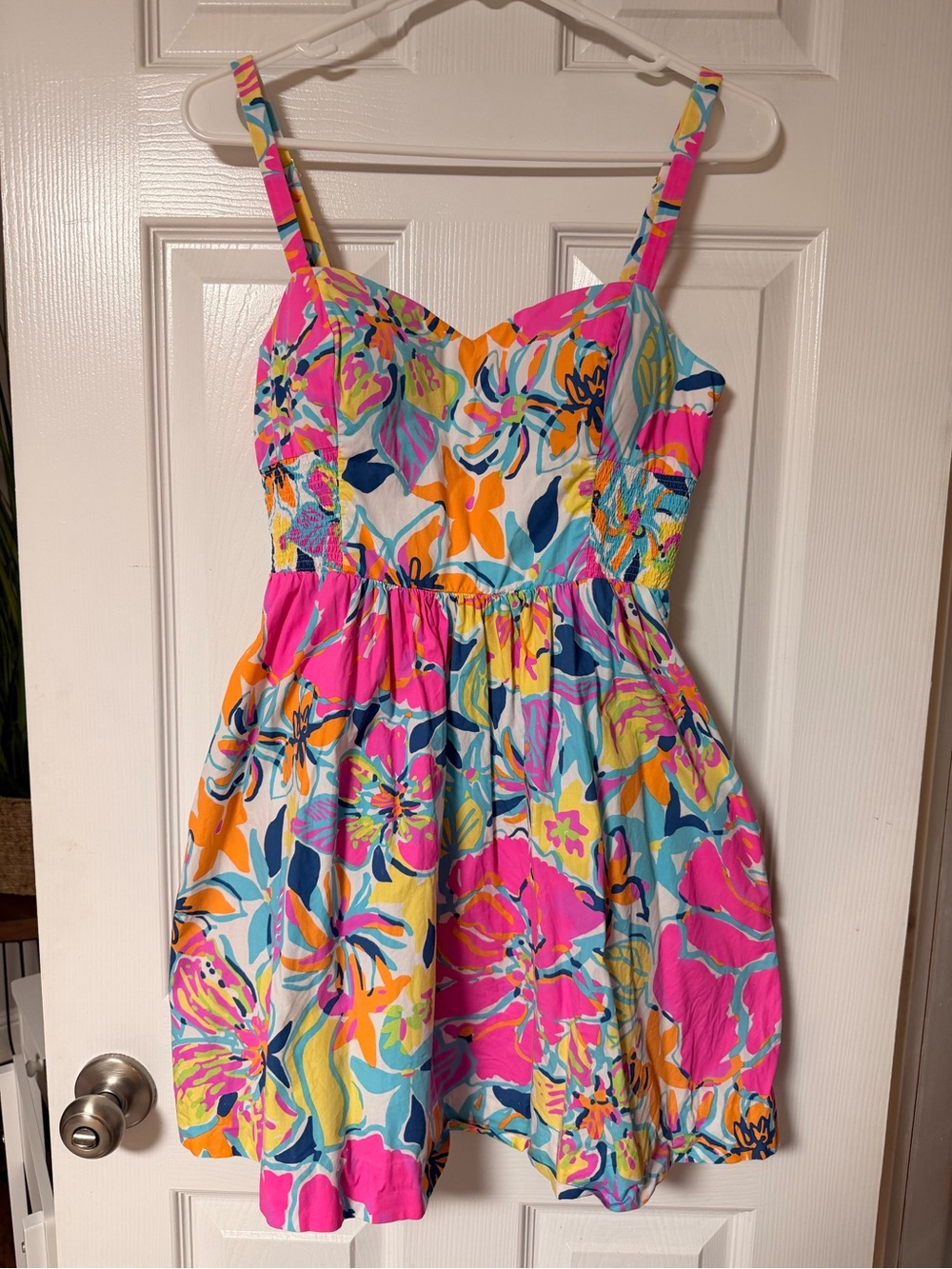 Lilly Pulitzer Pink, Yellow & Blue Floral Sundress